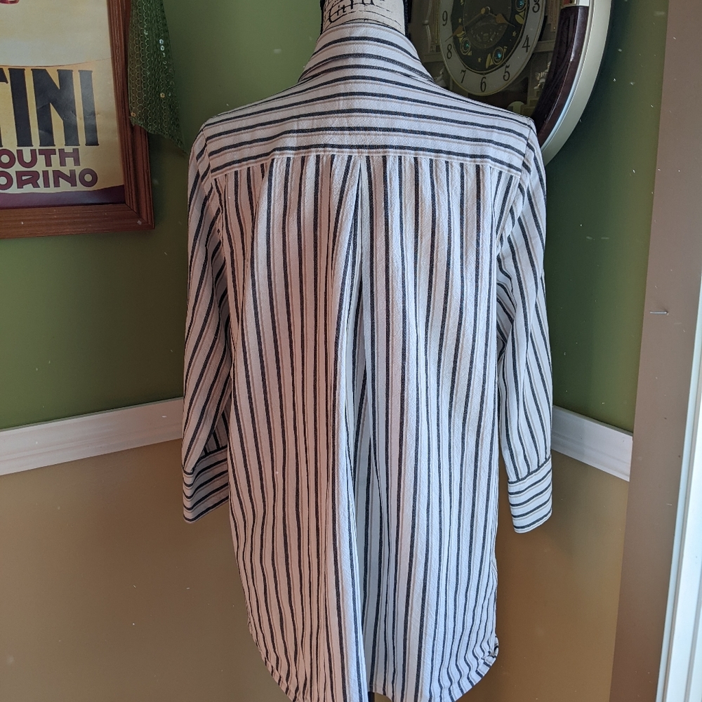 Sale Coldwater Creek Buttondown Jacket Or Blouse - image 8